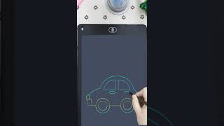 How to Draw A Happy Little Car, Super Cute and Easy, with LCD Writing Tablet