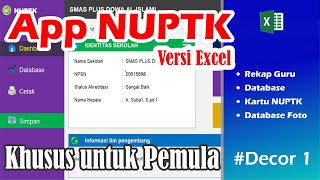 Full coding membuat aplikasi NUPTK