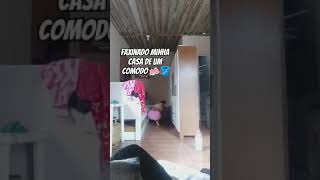 limpando minha casa de um comodo na favela do RJ