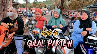 Gopro HERO10 4K : Ride RXZ To PAK TEH GULAI PANAS - PANTAI MEDERKA | PSJ-MIMIE-MELROSES-ELLYFIRDAUS