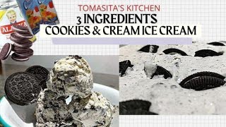 How to Make 3 Ingredients Cookies & Cream Ice Cream | Easy Home Made |