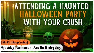 A Haunting Halloween Party | [M4F] [Romance Audio Roleplay] [First Kiss] [Friends to Lovers]