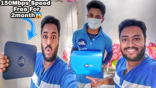 Jio Fiber 1500 টাকায় 150Mbps Speed😱 Free For 2month🔥,With Extra Cool Features😎🤟, Review😬