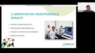 Capacitación Virtual en Renacyt