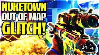 COD BO3 GLITCHES-OUT OF MAP NUKETOWN GLITCH!!