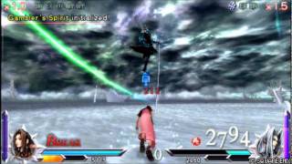 Dissidia 012[duodecim] Final Fantasy [MOD] - Cloud/Aerith/Tifa (Lv.26/24/25) vs. Sephiroth (Lv.75)