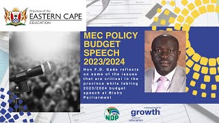 MEC budget speech highlights!#ThrowbackThursday