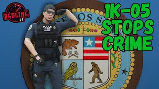 1K-05 Stops Crime in GTA RP - RedlineRP #roadto2k