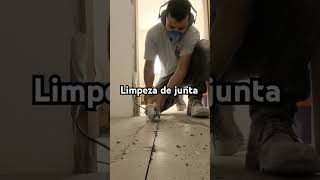 limpeza de junta de piso