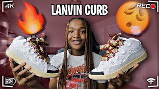 LANVIN CURB SNEAKER UNBOXING + ON FEET!