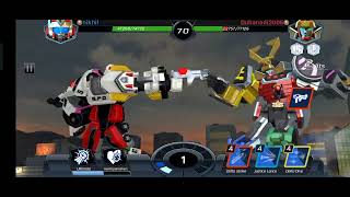 Power rangers legacy war megazord battle #powerrangergame #powerrangerssuperlegends