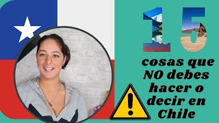 ESPAÑOLA REACCIONA A Las 15 cosas que NO debes hacer o decir en Chile