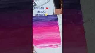 Very easy#painting_of sunset🌄 view with🦢#art#creativeart#shorts#trending#explore#satisfying#viral_