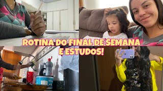 MEU FINAL DE SEMANA: brincando com a Mel, organização, estudos, babyliss com legging| Gabi de Paula