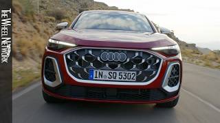 2025 Audi SQ5 Sportback | Grenadine Red Metallic | Driving, Interior, Exterior [4K]