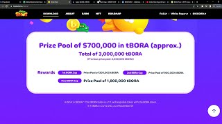 New play to earn super fresh! play and earn for free! hot event earn up to 3M tBORA 😱