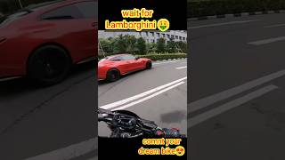 Z900 vs Lamborghini 😍#shorts #superbike in india