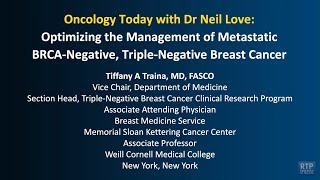 Optimizing the Management of Metastatic BRCA-Negative, Triple-Negative Breast Cancer