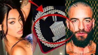 QUE😱!!! MALUMA LE REGALA ESTÁ NUEVA CADENA A YAILIN LA MÁS VIRAL ANUEL SE PONE CELOSO Y LO AMENAZA