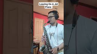 Leaving On A Jetplane - John Denver (Sax Cover) #shorts