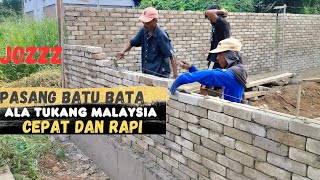 JOZZZ!!! Pasang batu bata putih versi tukang Malaysia