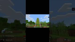 Minecraft random rollercoaster to house! #shorts