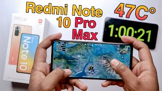 Redmi Note 10 Pro Max Pubg Test | Heating, Max Graphics, FPS ⚡ SD 732G