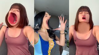 Twisted Face |Eating air Tiktok Challenge