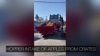 Apple Cleaning, Sorting & Loading | Process Apple Handling from Tong Engineering