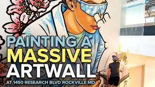 ArtWall by Justin Duvall (1450 Research Blvd)