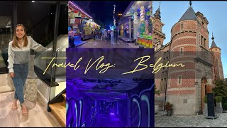 TRAVEL WITH ME: Belgium by car. Stay with me in a Medieval castle, OOTD, food, travel vlog!