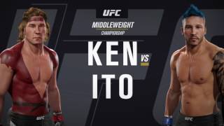 EA SPORTS™ UFC 2 Cage Knee Ken Street Fighter