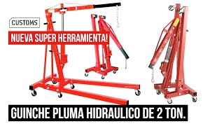 Guinche pluma de 2 TON. Nueva super herramienta| CUSTOMS