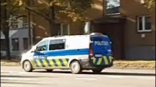 Politsei vilkuritega/Estonian police car responding