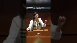 Lilly Téllez se puso del lado del diputado Ricardo Monreal e increpó al senador Adán Augusto López