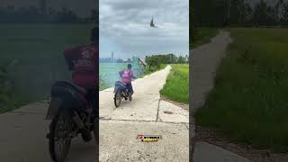 Arm Rayong mau nanem padi coba sirkuit sawah #shortvideo