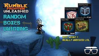 Random Boxes Unboxing (Rumble Fighter Unleashed)