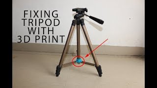 Fixing Broken Tripod with 3D printed part