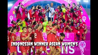 Indonesian winner asean women's