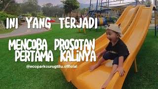 Ini Yang Terjadi! Sagara Mencoba Prosotan Untuk Pertama Kalinya #PlaygroundArea #EcoparkCurugtilu