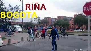 PELEA en BOGOTA de Ciclista y Conductor  2017 (AV 68)-BOGOTAS FIGHT l KnockOut