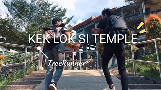 Parkour at the Kek Lok Si Temple