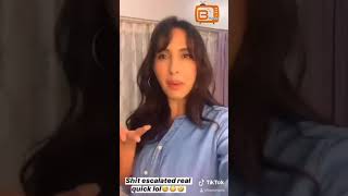 Nora fatehi funny video on qurantine siblings fight 😂 | nora fatehi tiktok | Hot nora fatehi |