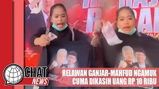 Ikut Kampanye, Relawan Ganjar-Mahfud Ngamuk Cuma Dikasih Rp 10 Ribu - Chatnews 31 Januari 2024