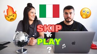 SKIP oder PLAY ? | 🇮🇹 GERMAN siblings REACT to ITALIAN RAP / HIPHOP 🔥| Crystal Mert & Billie Jean