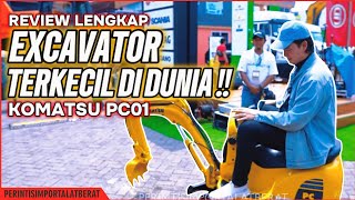 REVIEW LENGKAP EXCAVATOR TERKECIL DI DUNIA‼️ KOMATSU PC01