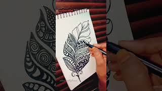 #feather draw #drawing #ytshorts @simsimplydraw