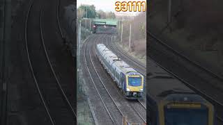 331111 approaches Farington Curve Junction