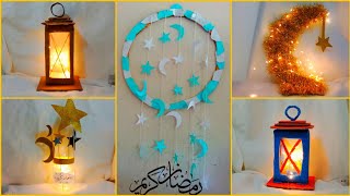 5 أفكار لزينة رمضان 2024 🌙⭐بطريقة بسيطة بأشياء متوفرة عندك🌟 #رمضان#ramadan#ideas #زينة_رمضان