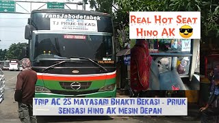 Sensasi Hino AK Mesin Depan Bus Mayasari Bakti AC 25 Bekasi - Tanjung Priuk